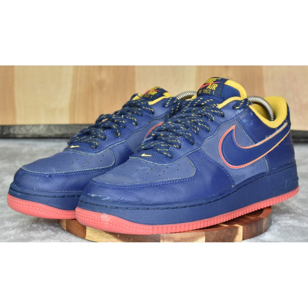 Nike Air Force 1 07 LV8 AF1 Retro Lettering Men's Size 8 Pack Blue HV5752-410